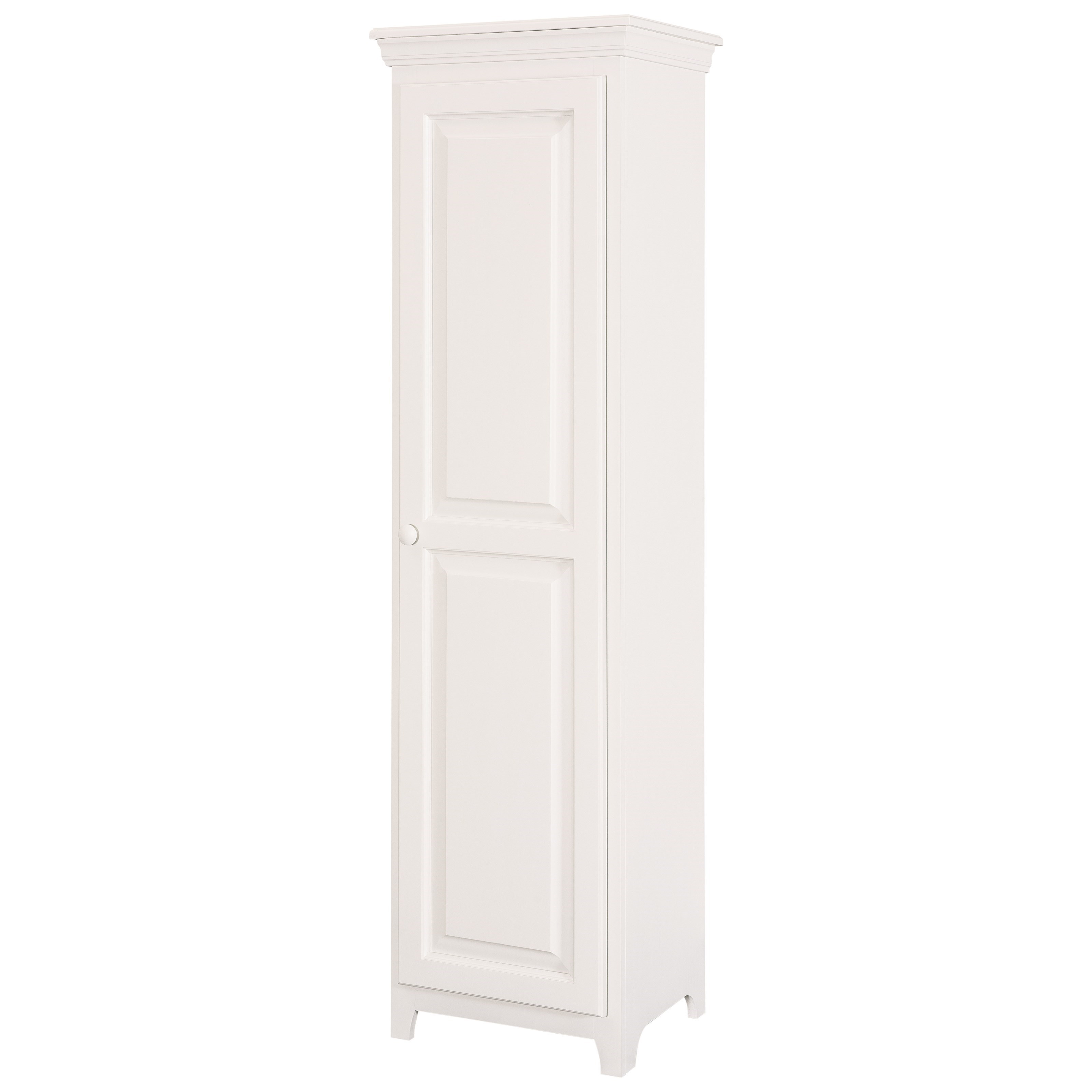 Pantries and 72072LWW Solid Pine 1 Door Pantry with 4